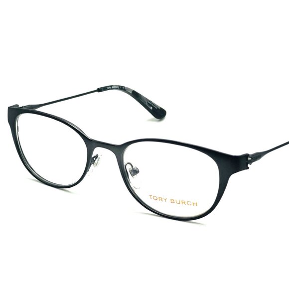 NEW TORY BURCH TY1050 3162 Satin Dark Gunmetal Black Mosaic 51mm 19 135 - Picture 1 of 9